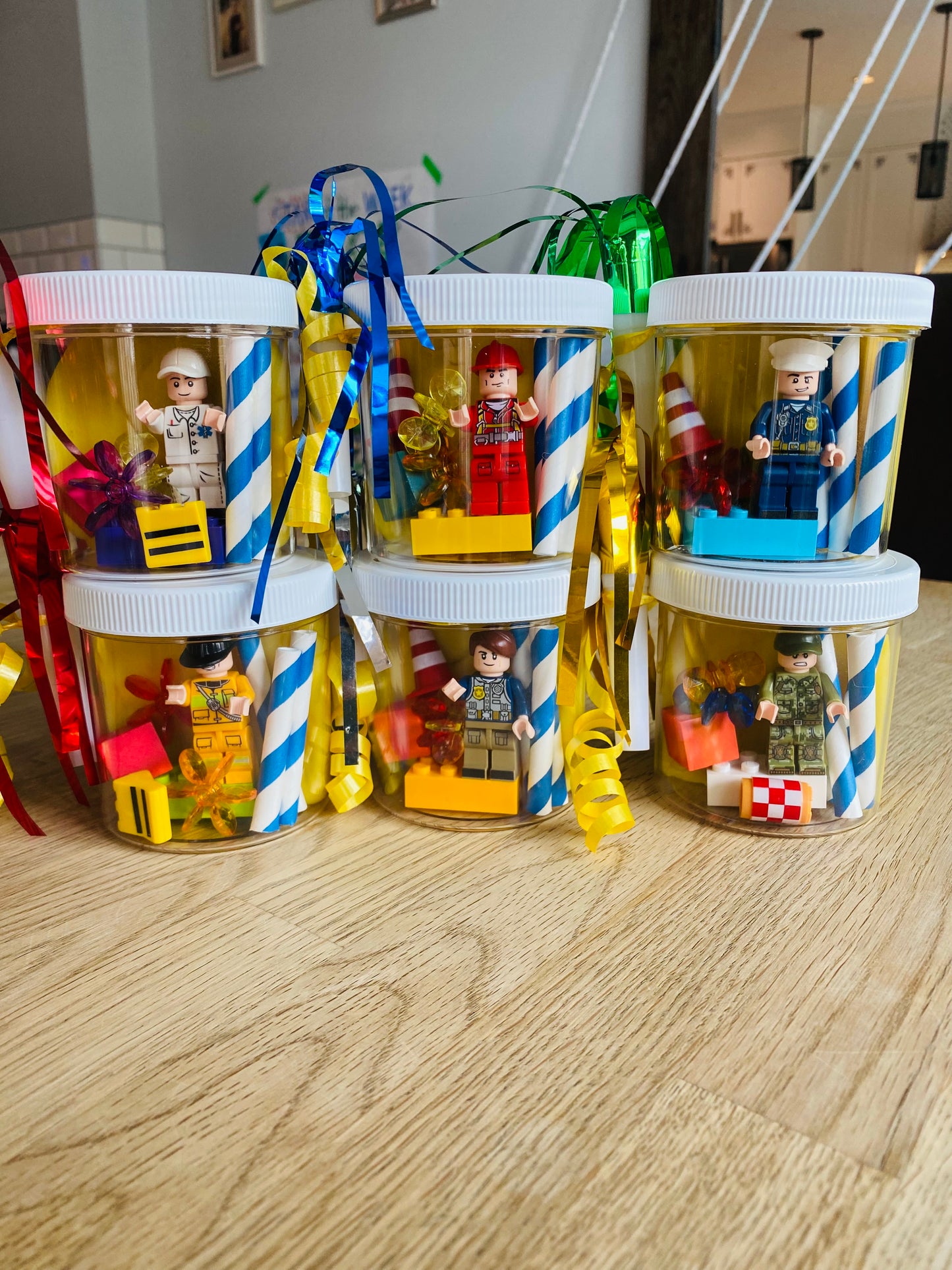 Lego Play-Dough Party Favours