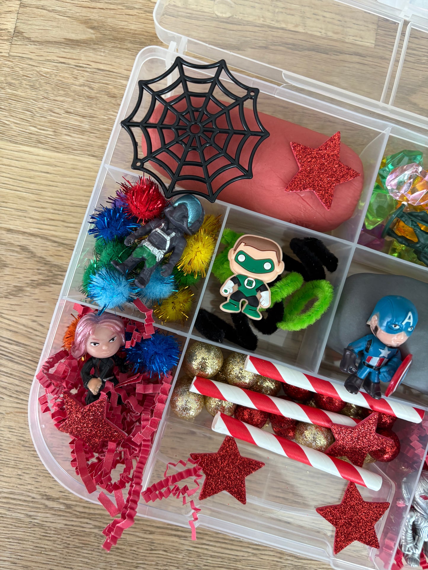 Super Hero Playdough Kit