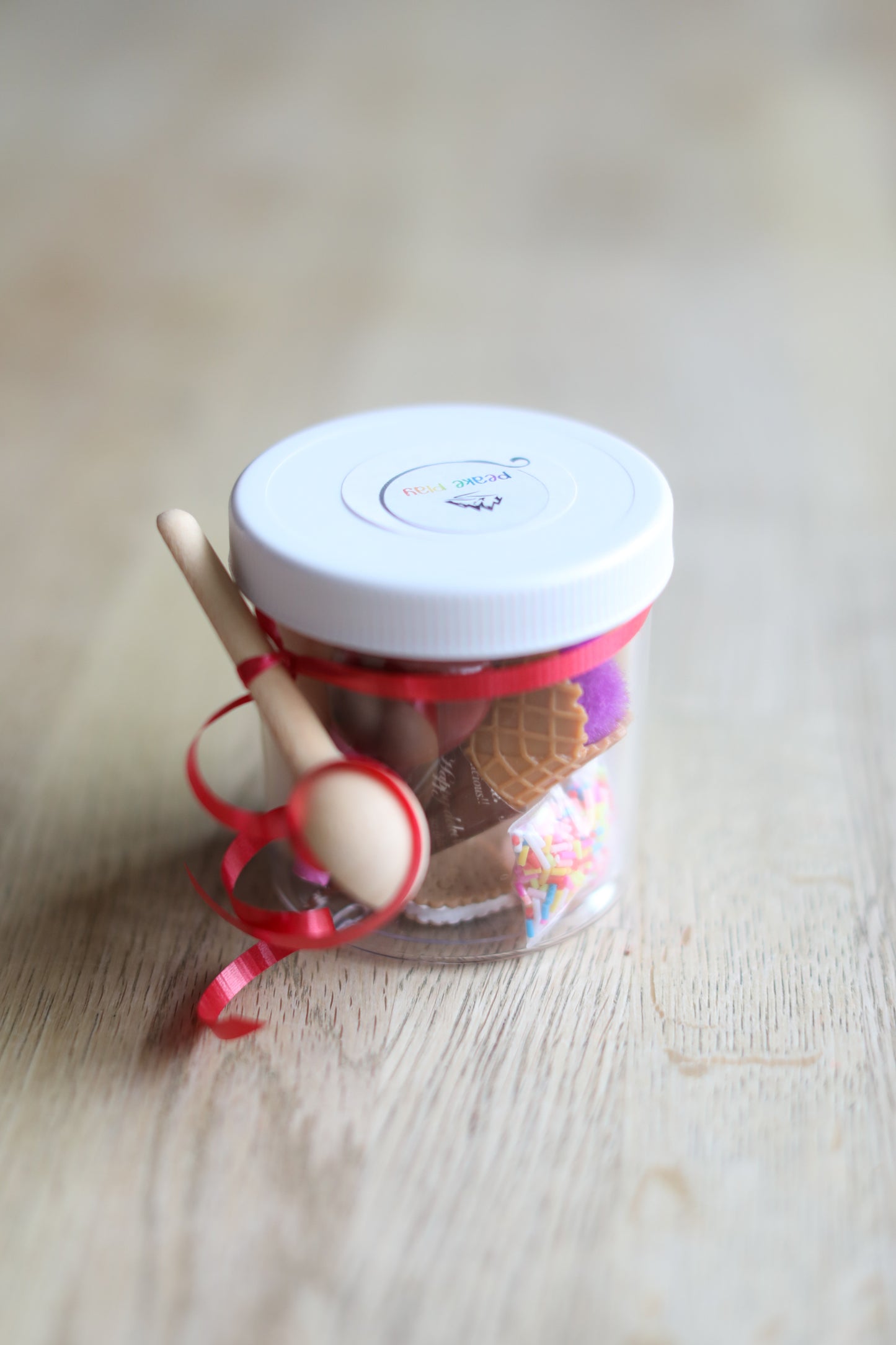 Ice cream Play-Dough Party Favours