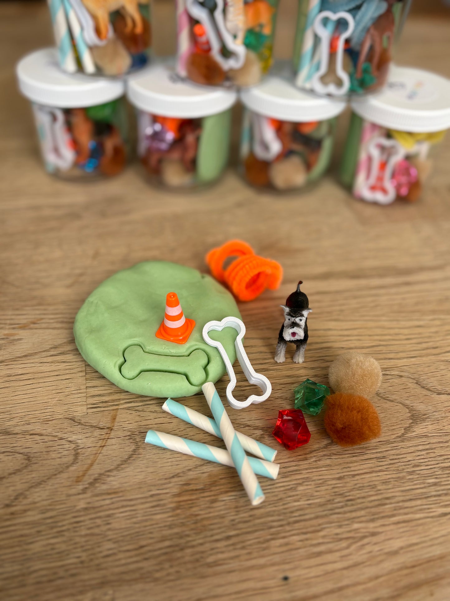 Puppy Dog Play-dough Party Favours
