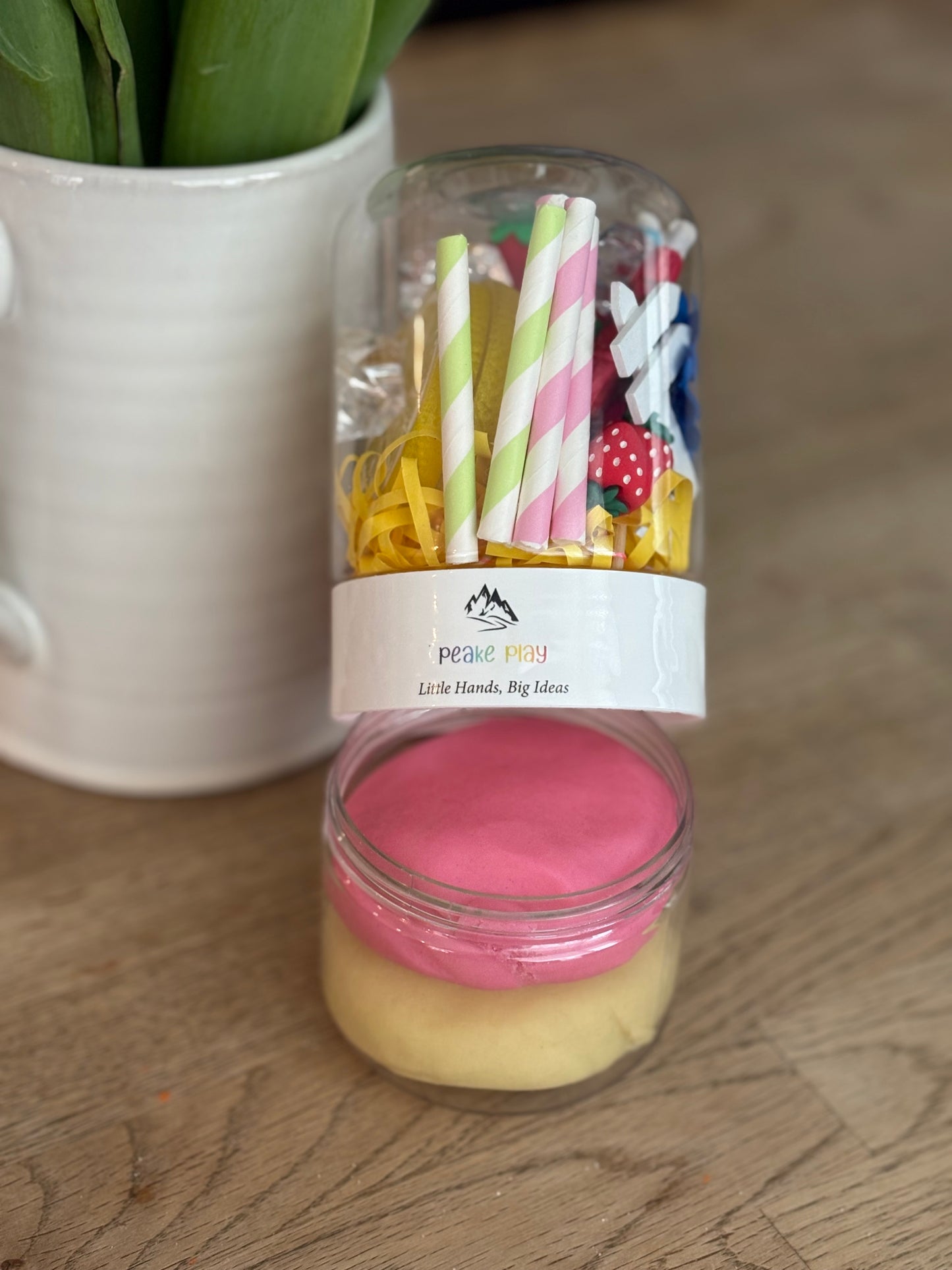 Lemonade play-dough kit